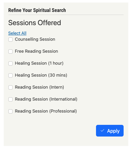 filters for sessions